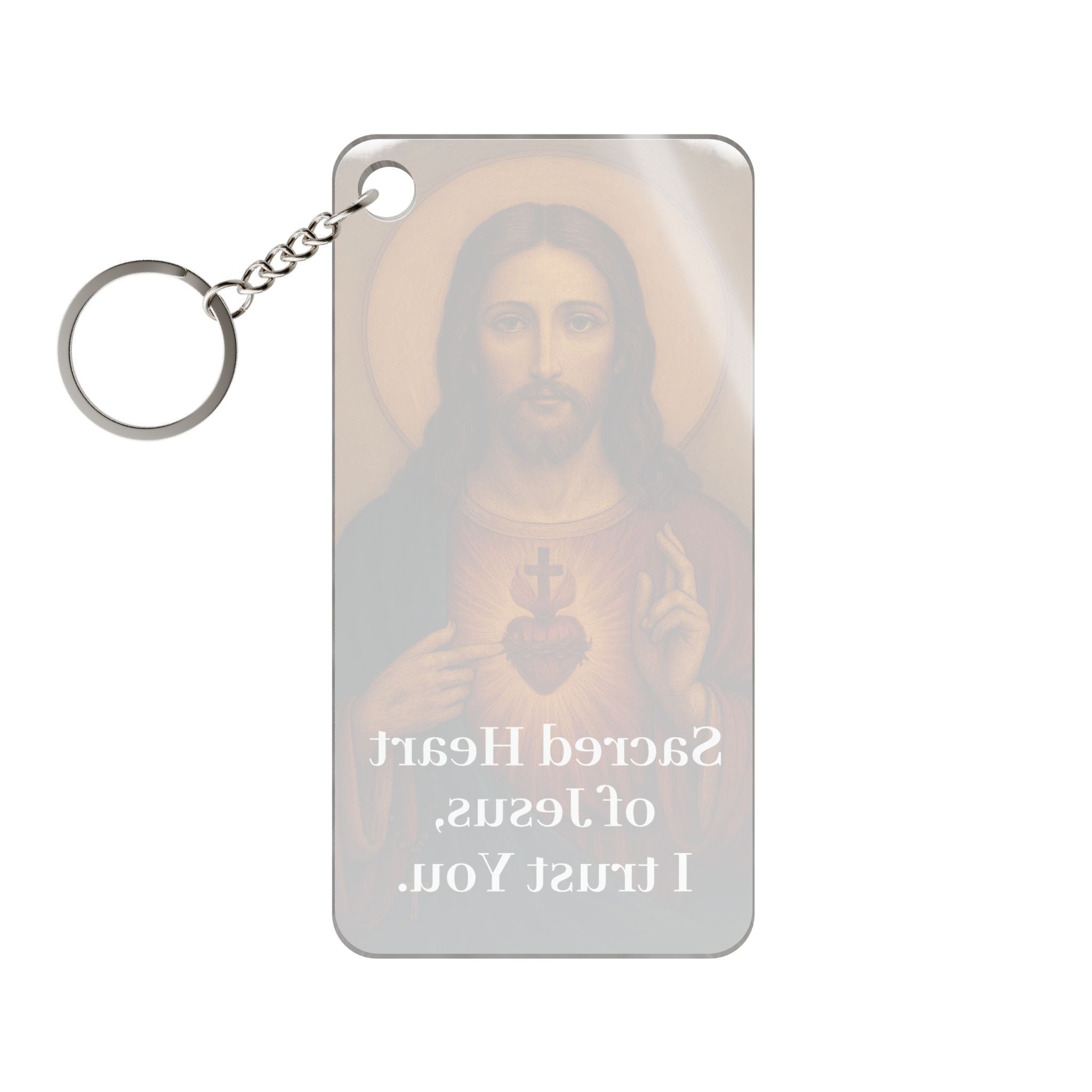 Sacred Heart of Jesus Keychain Charm