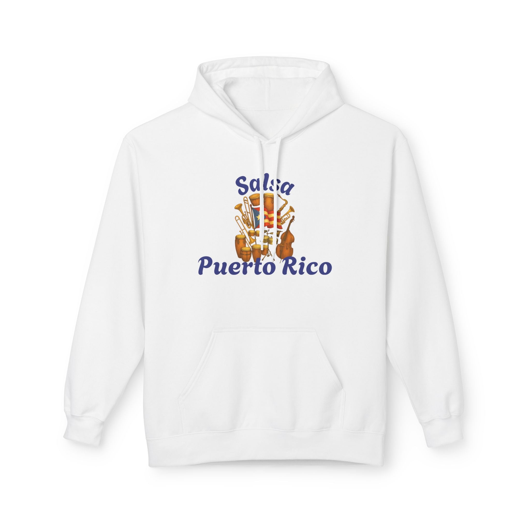 Salsa - Puerto Rico - Unisex Midweight Softstyle Fleece Hoodie