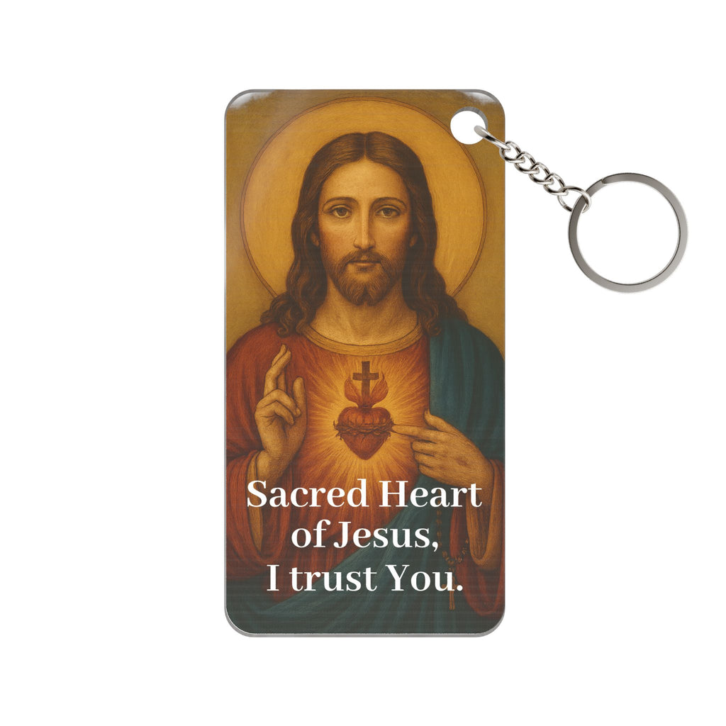 Sacred Heart of Jesus Keychain Charm