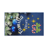 Copy of Christmas Hand Towel with Family Last Name - Personalize how you want