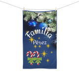 Copy of Christmas Hand Towel with Family Last Name - Personalize how you want