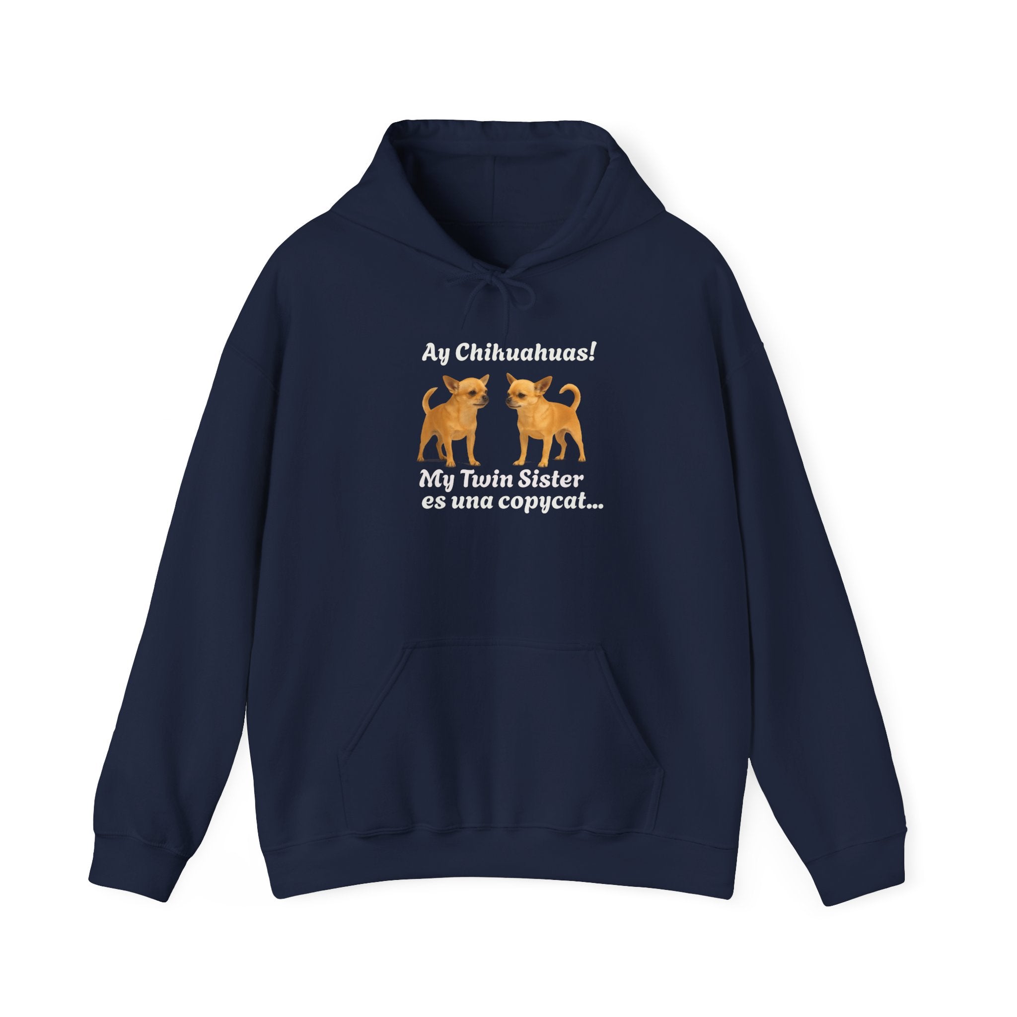 Unisex Heavy Blend™ Hooded Sweatshirt - My Twin Sister is a copycat