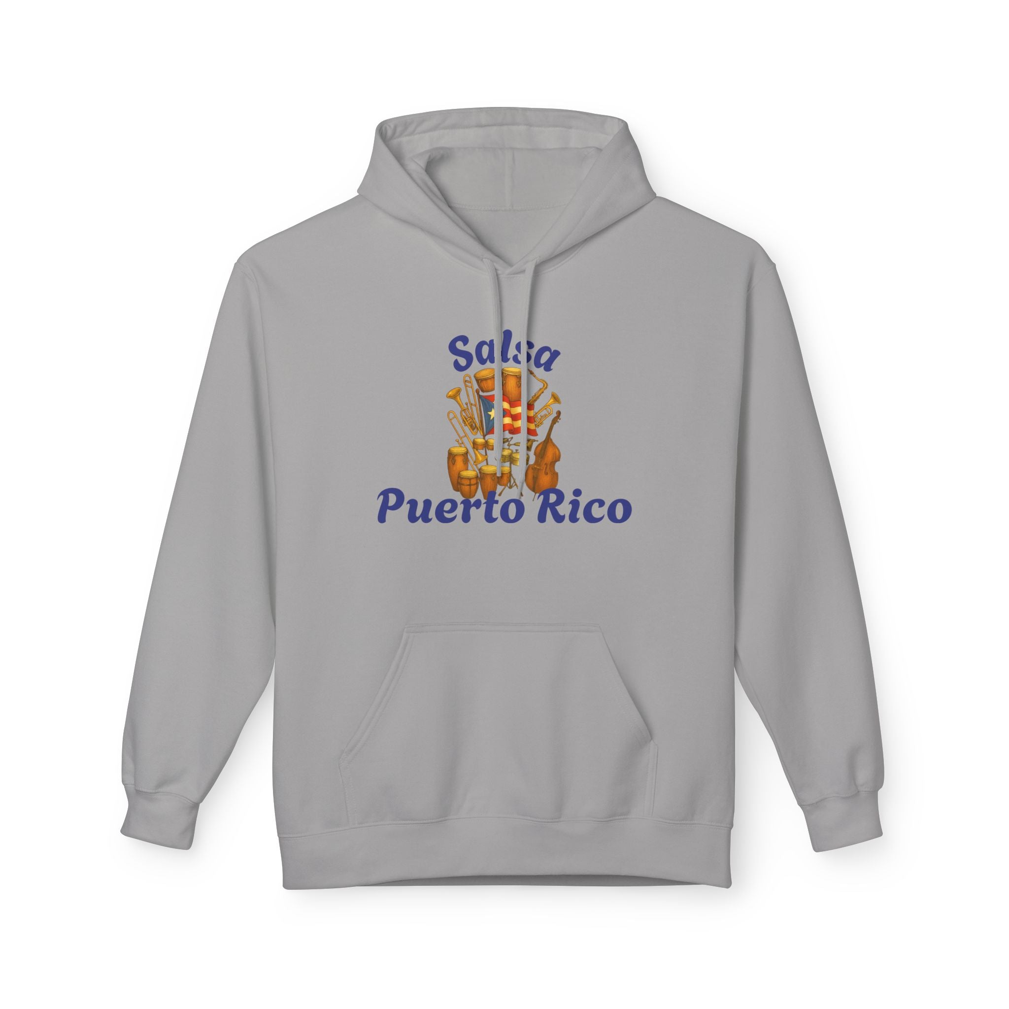 Salsa - Puerto Rico - Unisex Midweight Softstyle Fleece Hoodie
