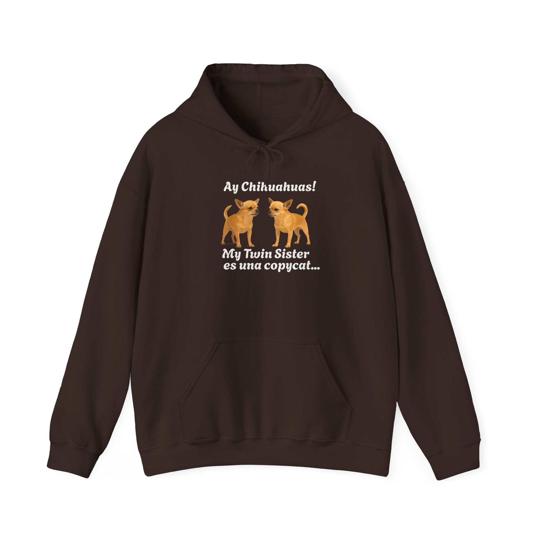 Unisex Heavy Blend™ Hooded Sweatshirt - My Twin Sister is a copycat