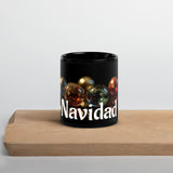 Taza negra brillante