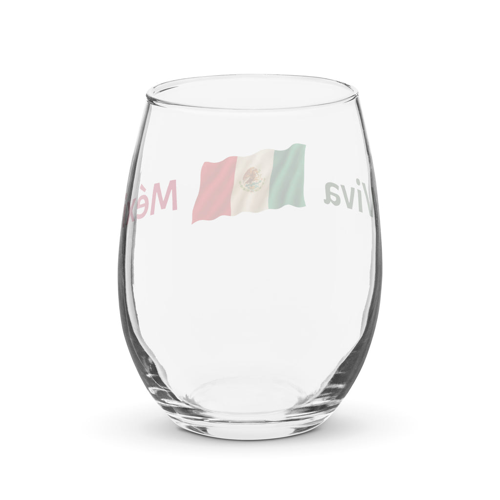 15oz. Glass_Viva México_with Flag_Rear
