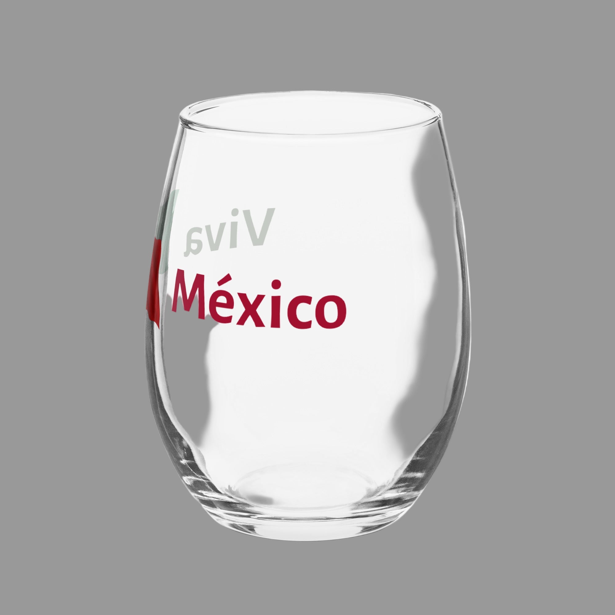 15oz. Glass_Viva México_with Flag_Right