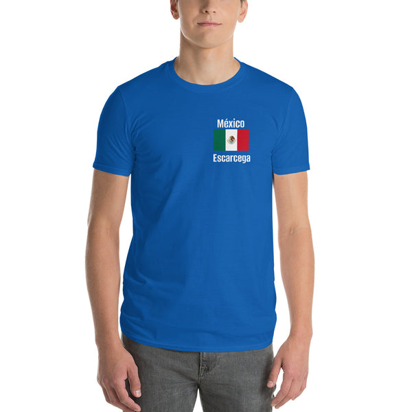 Camiseta de manga corta - Mexico con Custom apellido