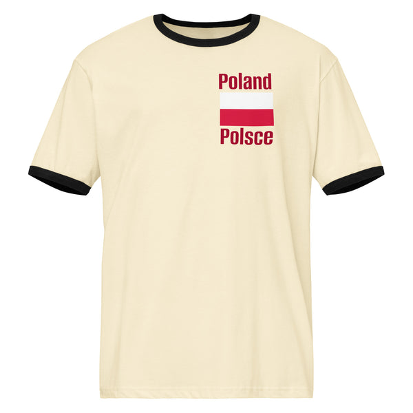 Unisex ringer t-shirt - Poland, Polsce