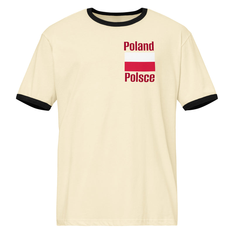 Unisex ringer t-shirt - Poland, Polsce