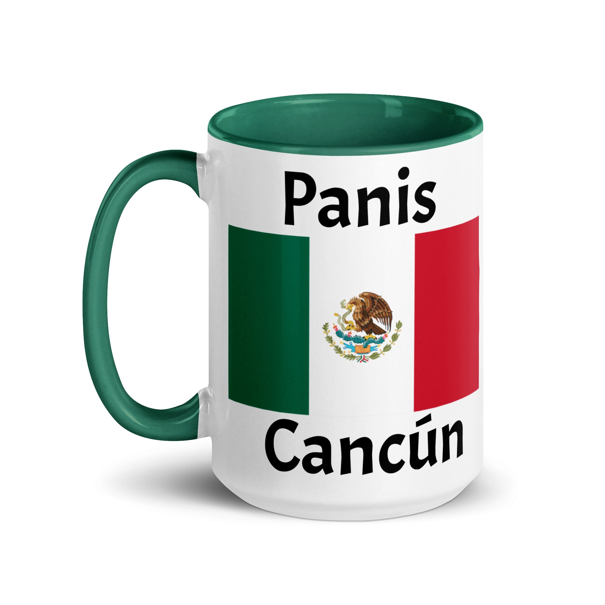 Mug with Color Inside – Mexican Flag
