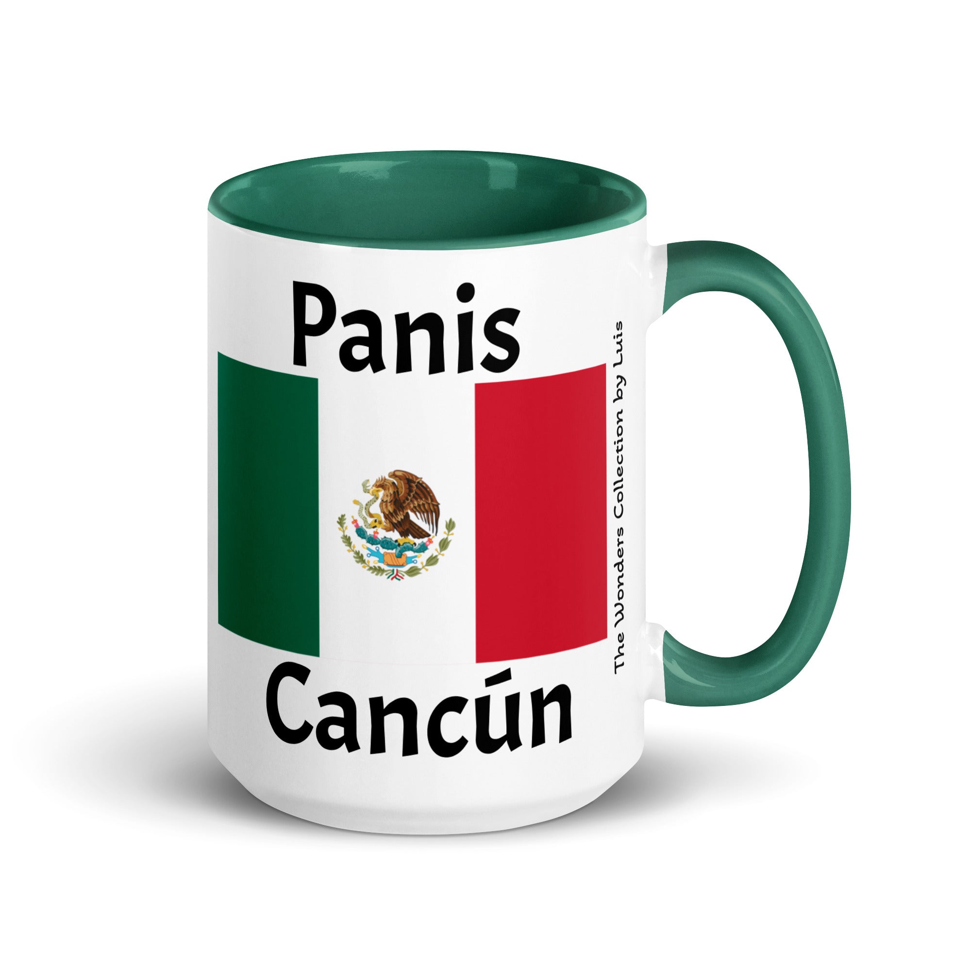 Mug with Color Inside – Mexican Flag
